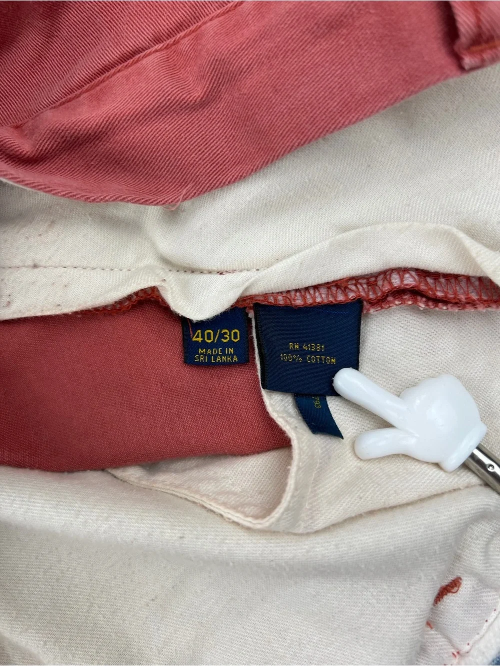 Polo Ralph Lauren Men Stretch Straight Fit Twill Chino Pants Nantucket Red 40x30
